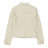 Calvin Klein Overshirt - Medium Cream Cotton - Thrifted.com