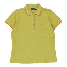  Conte Of Florence Polo Shirt - Small Green Cotton - Thrifted.com