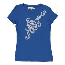  Mcs T-Shirt - Small Blue Cotton - Thrifted.com