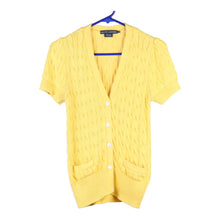  Vintage yellow Ralph Lauren Cardigan - womens medium