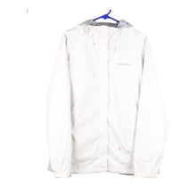  Vintage white Columbia Shell Jacket - womens x-large