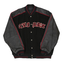  Vintage black Avirex Varsity Jacket - mens xx-large