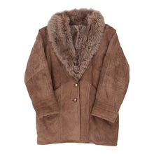  Vintage brown Unbranded Sheepskin Jacket - womens x-large
