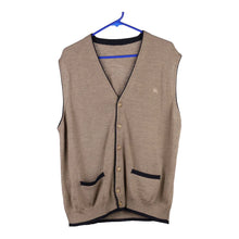  Vintage brown Burberry Sweater Vest - mens x-large