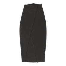  Unbranded Maxi Skirt - 23W UK 2 Black Polyester - Thrifted.com