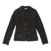 Liu Jo Blazer - Small Black Cotton Blend - Thrifted.com