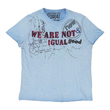  Desigual T-Shirt - XL Blue Cotton - Thrifted.com