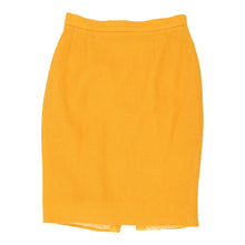  Vintage yellow Valentino Pencil Skirt - womens 26" waist