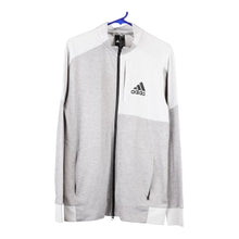  Vintage grey Bootleg Adidas Track Jacket - mens medium