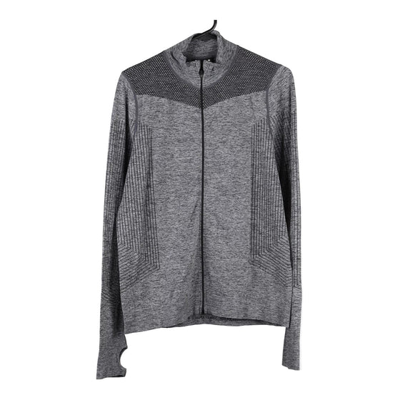 Vintage grey Unbranded Track Jacket - mens medium