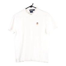  Vintage white Ralph Lauren Polo Shirt - mens medium