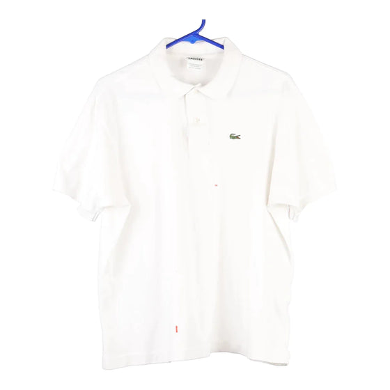 Vintage white Lacoste Polo Shirt - mens xx-large