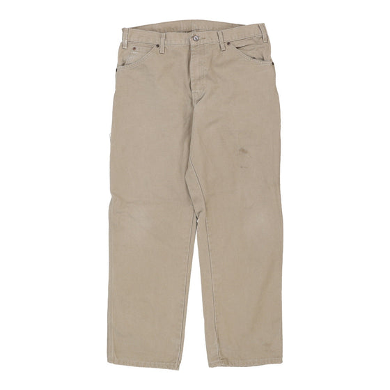 Vintage cream Dickies Carpenter Trousers - mens 34" waist