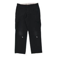  Vintage black Dickies Cargo Trousers - mens 36" waist
