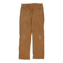  Vintage brown Dickies Carpenter Trousers - mens 35" waist