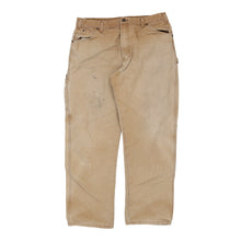  Vintage beige Dickies Carpenter Trousers - mens 35" waist