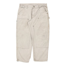  Vintage cream Carhartt Carpenter Jeans - mens 37" waist