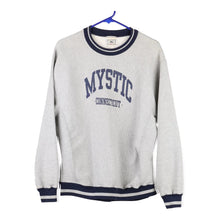  Vintage grey Mystic Connecticut Lee Sweatshirt - mens large