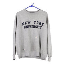  Vintage grey New York University Jansport Sweatshirt - mens large