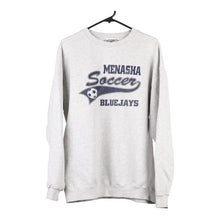  Vintage grey Menasha Soccer Bluejays Lee Sweatshirt - mens x-large