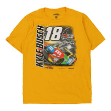  Vintage yellow Kyle Busch #18 Joe Gibbs Racing T-Shirt - boys large