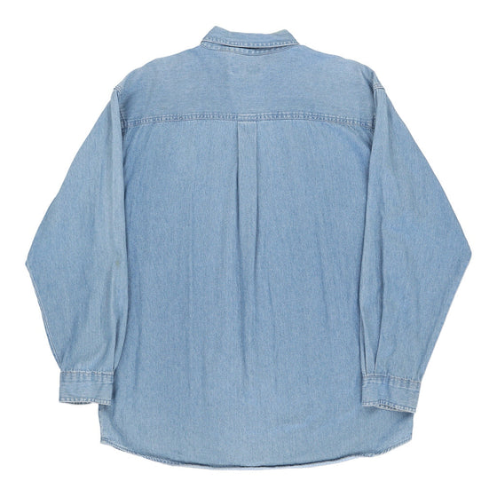 No.12 Competitors View Nascar Denim Shirt - Large Blue Cotton - Thrifted.com