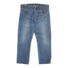 501 Levis Jeans - 36W 28L Blue Cotton - Thrifted.com