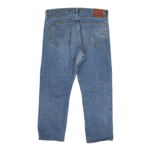  501 Levis Jeans - 36W 28L Blue Cotton - Thrifted.com