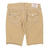 Vintage beige True Religion Shorts - mens 39" waist