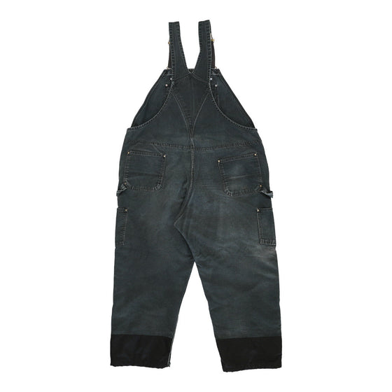 Heavily Worn Carhartt Dungarees - 24W 27L Green Cotton - Thrifted.com