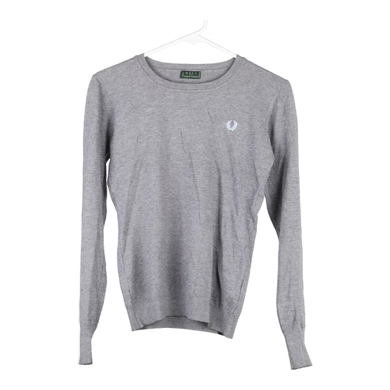 Vintage grey Age 13-14 Fred Perry Jumper - girls large