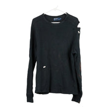  Vintage black Ralph Lauren Sweatshirt - mens x-large