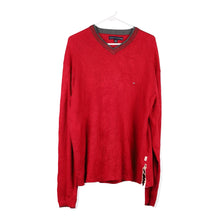  Vintage red Tommy Hilfiger Sweatshirt - mens x-large