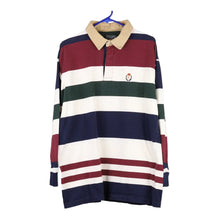  Vintage block colour Chaps Ralph Lauren Rugby Shirt - mens medium