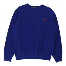  Vintage blue Polo  Ralph Lauren Sweatshirt - mens large