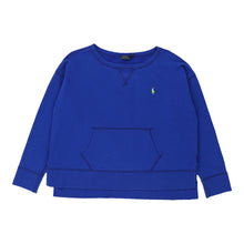  Vintage blue Polo  Ralph Lauren Sweatshirt - womens large