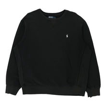  Vintage black Polo  Ralph Lauren Sweatshirt - mens x-large