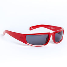  Retro Wrap Around Racer Sunglasses in Red Sunglasses Unbranded   
