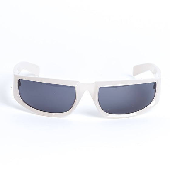 Retro Wrap Around Racer Sunglasses in Pearlescent Sunglasses Unbranded   