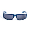 Retro Wrap Around Racer Sunglasses in Navy Sunglasses Unbranded   