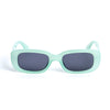 Retro Mid Square Sunglasses in Green Sunglasses Unbranded   