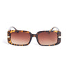 Retro Mid Square Sunglasses with Gold Detailing in Tortoiseshell Sunglasses Unbranded   
