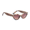 Retro Angular Cat Eye in Light Matte Tortoiseshell Sunglasses Unbranded   
