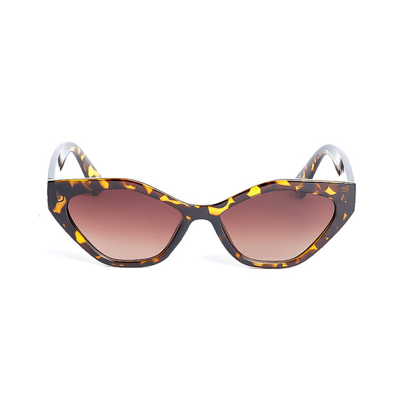 Retro Angular Cat Eye in Gloss Tortoiseshell Sunglasses Unbranded   