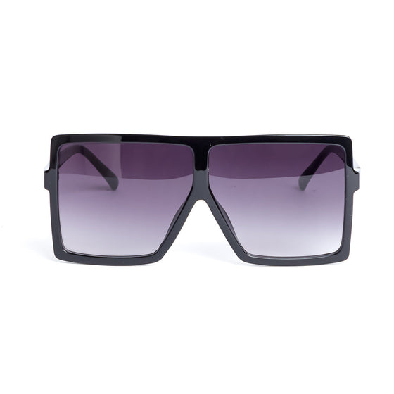 Retro Oversized Flatbrow Visors in Black Sunglasses Unbranded   