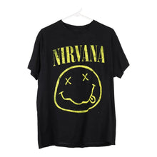  Vintage black Nirvana T-Shirt - mens small