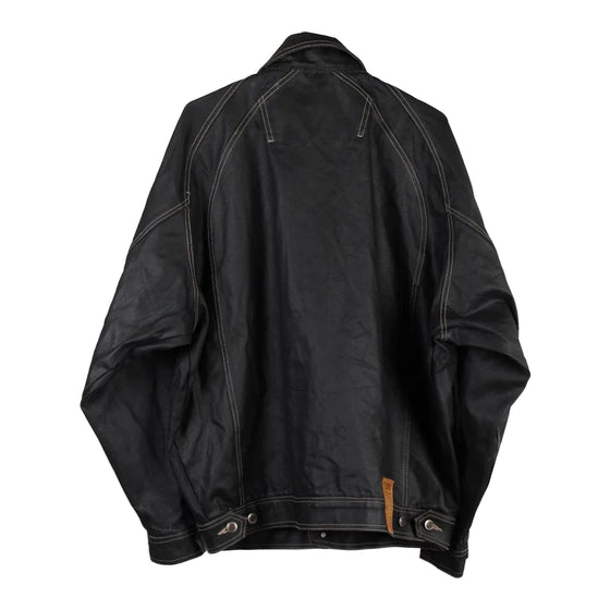 Vintage black Fubu Coat - mens x-large