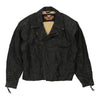 Vintage black Harley Davidson Jacket - mens large