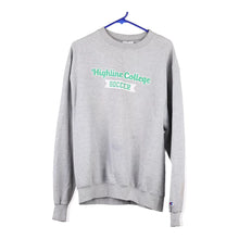  Vintage grey Highline College Soccer Champion Sweatshirt - mens medium