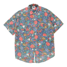  Vintage multicoloured Pinball Patterned Shirt - mens large